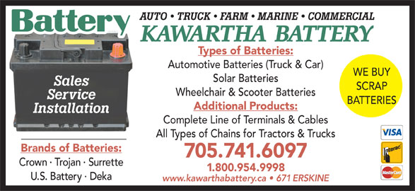 Honda Generators For Sale Near Me >> Kawartha Battery Sales And Service - 671 Erskine Ave, Peterborough, ON Honda Generators For Sale Near Me >> Kawartha Battery Sales And Service - 671 Erskine Ave, Peterborough, ON