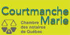 Courtemanche Marie Notaire - Logo