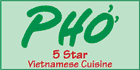 Pho 5 Star Vietnamese Cuisine - Logo